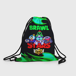Рюкзак-мешок BRAWL STARS Пламя, цвет: 3D-принт