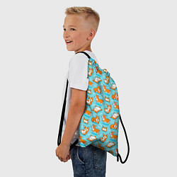 Рюкзак-мешок Корги, цвет: 3D-принт — фото 2