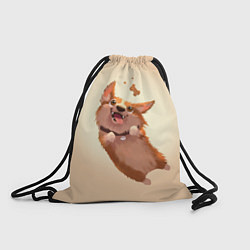 Рюкзак-мешок КОРГИ, цвет: 3D-принт