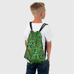 Рюкзак-мешок Pepe The Frog, цвет: 3D-принт — фото 2