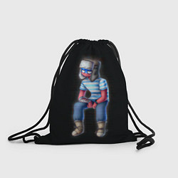 Рюкзак-мешок CountryHumans - Россия, цвет: 3D-принт