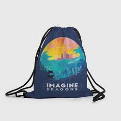 Рюкзак-мешок Imagine Dragons, цвет: 3D-принт