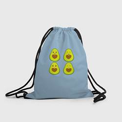 Рюкзак-мешок Авокадо, цвет: 3D-принт