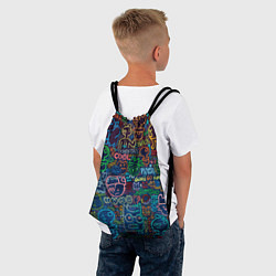 Рюкзак-мешок Арт, цвет: 3D-принт — фото 2
