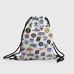 Рюкзак-мешок NBA Pattern, цвет: 3D-принт