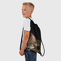 Рюкзак-мешок Disintegrating Cat, цвет: 3D-принт — фото 2