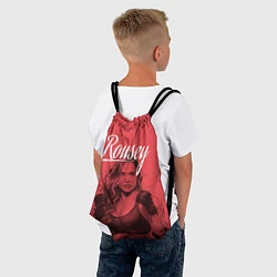 Рюкзак-мешок Ronda Rousey, цвет: 3D-принт — фото 2