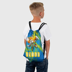 Рюкзак-мешок Sonic - Майлз Тейлз, цвет: 3D-принт — фото 2