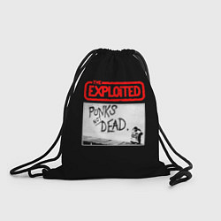 Рюкзак-мешок Punks Not Dead, цвет: 3D-принт