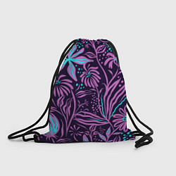 Рюкзак-мешок Цветы, цвет: 3D-принт