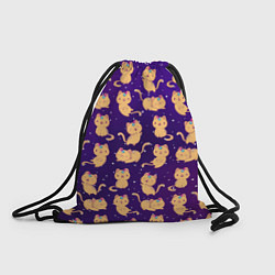 Рюкзак-мешок Космические Котики - Единорожики, цвет: 3D-принт