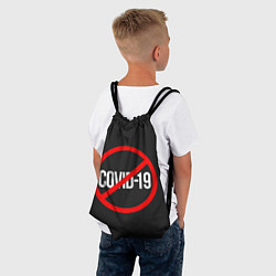 Рюкзак-мешок STOP COVID-19, цвет: 3D-принт — фото 2