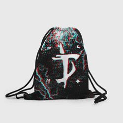 Рюкзак-мешок DOOM ETERNAL GLITCH, цвет: 3D-принт