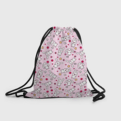 Рюкзак-мешок Зайчики, цвет: 3D-принт