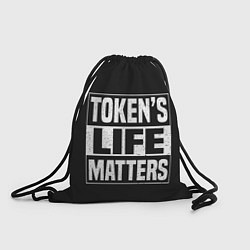 Рюкзак-мешок TOKENS LIFE MATTERS, цвет: 3D-принт