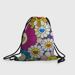 Рюкзак-мешок Цветы Ромашки, цвет: 3D-принт
