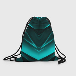 Рюкзак-мешок NEON GEOMETRY STRIPES, цвет: 3D-принт