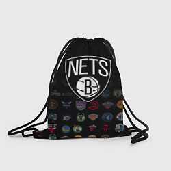 Рюкзак-мешок Brooklyn Nets 1, цвет: 3D-принт