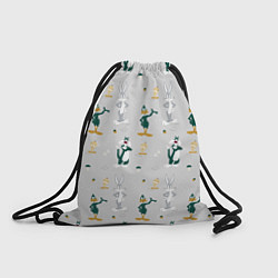 Рюкзак-мешок Looney Tunes pattern, цвет: 3D-принт