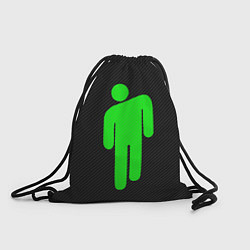 Рюкзак-мешок BILLIE EILISH CARBON, цвет: 3D-принт