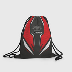 Рюкзак-мешок Toyota Driver team Red, цвет: 3D-принт