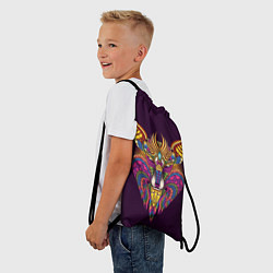 Рюкзак-мешок Волшебная лиса, цвет: 3D-принт — фото 2