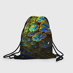 Рюкзак-мешок Ночные Цветочки, цвет: 3D-принт