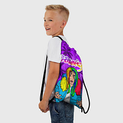 Рюкзак-мешок Такеши 6ix9ine, цвет: 3D-принт — фото 2