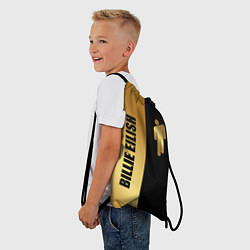 Рюкзак-мешок Billie Eilish Gold, цвет: 3D-принт — фото 2