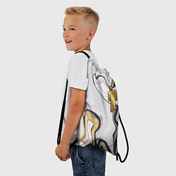 Рюкзак-мешок Billie Eilish Gold, цвет: 3D-принт — фото 2