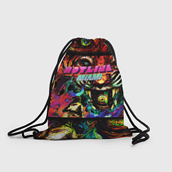 Рюкзак-мешок HOTLINE MIAMI, цвет: 3D-принт