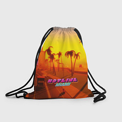 Рюкзак-мешок HOTLINE MIAMI, цвет: 3D-принт