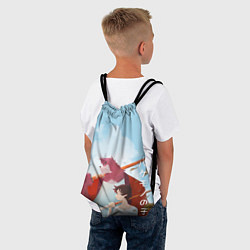 Рюкзак-мешок Ученик чудовища, цвет: 3D-принт — фото 2