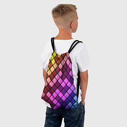 Рюкзак-мешок МОЗАИКА, цвет: 3D-принт — фото 2