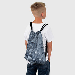 Рюкзак-мешок GREY, цвет: 3D-принт — фото 2
