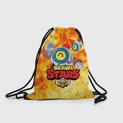 Рюкзак-мешок BRAWL STARS НАНИ ОГОНЬ, цвет: 3D-принт
