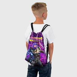 Рюкзак-мешок Fortnite Cyclo Outfit, цвет: 3D-принт — фото 2