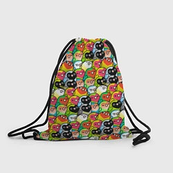 Рюкзак-мешок Папуги, цвет: 3D-принт