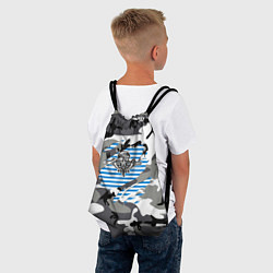 Рюкзак-мешок Рваный камуфляж ВДВ, цвет: 3D-принт — фото 2