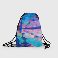 Рюкзак-мешок ГАВАЙИ ГЛИТЧ, цвет: 3D-принт