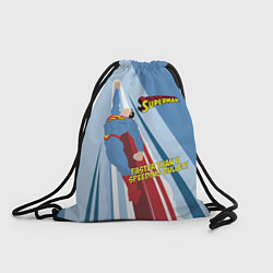 Рюкзак-мешок Faster than a speeding bullet!, цвет: 3D-принт