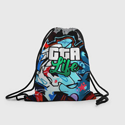 Рюкзак-мешок GTA LIFE, цвет: 3D-принт