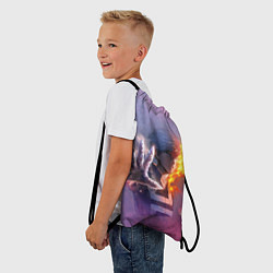 Рюкзак-мешок Шото Тодороки, цвет: 3D-принт — фото 2