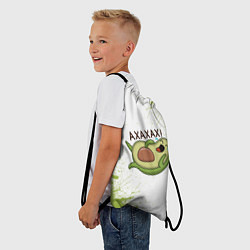 Рюкзак-мешок Авокадо, цвет: 3D-принт — фото 2