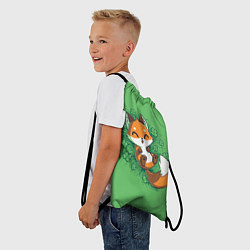 Рюкзак-мешок Удачливый лис, цвет: 3D-принт — фото 2