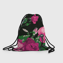 Рюкзак-мешок Розы, цвет: 3D-принт