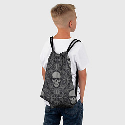 Рюкзак-мешок Skulls, цвет: 3D-принт — фото 2