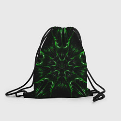 Рюкзак-мешок Зелёное Очарование, цвет: 3D-принт