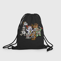 Рюкзак-мешок Страшные Мишки, цвет: 3D-принт