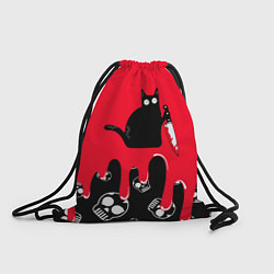 Рюкзак-мешок WHAT CAT, цвет: 3D-принт
